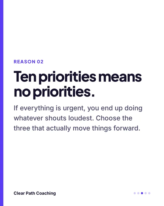 Monday plan sample carousel, slide 3 of 5